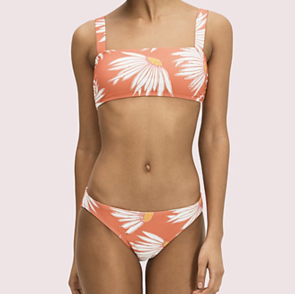 {Kate Spade} Brand New Falling Flower Bikini SET